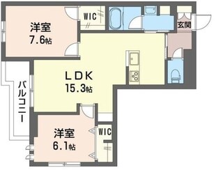 ボヌール新都心の物件間取画像